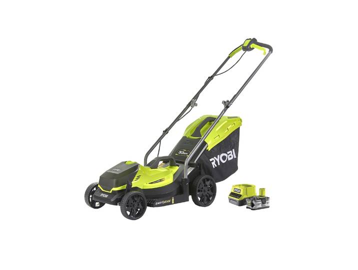 Akkurasenmäher RYOBI RYOBI RLM18X33B40 , grün, Rasenmäher, Akkurasenmäher