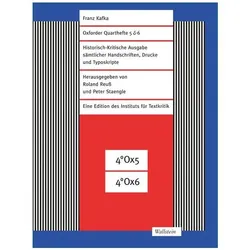 Kafka:Oxforder Quarthefte 5 & 6, Fachbücher von Franz Kafka, Roland Reuss, Peter Staengle
