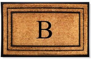 A1 Home Collections Natural Coir & Rubber Door Mat, Heavy Duty, Dirt Trapping, Long-Lasting Entrance Doormats