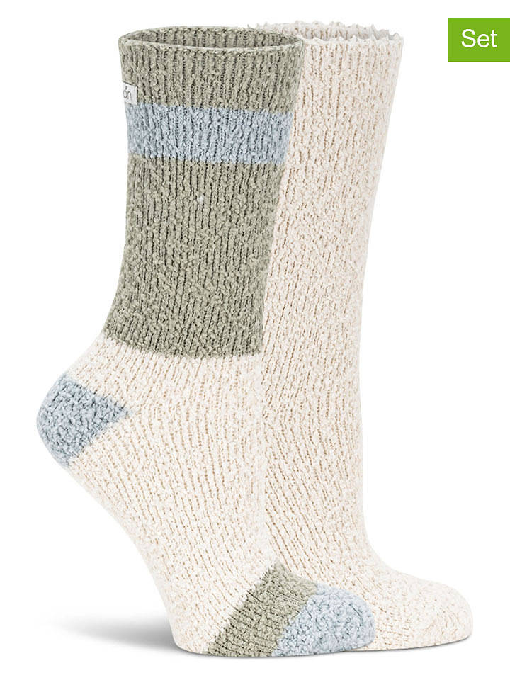 Lemon socks 2er-Set: Socken in Beige/ Khaki - onesize