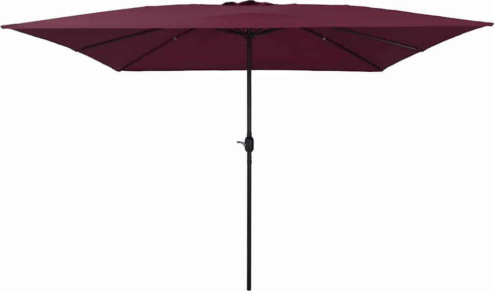 Prolenta Tuinzonneparasol van polyester en staal, 295 x 295 x 245 cm
