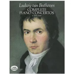 Complete Piano Concertos in Full Score, Fachbücher von Ludwig van Beethoven