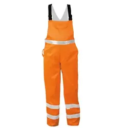 Warnschutz Latzhose 280g/m2 - 44 - Orange