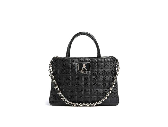 Guess Kobo - Schoudertas - Zwart/goud accent