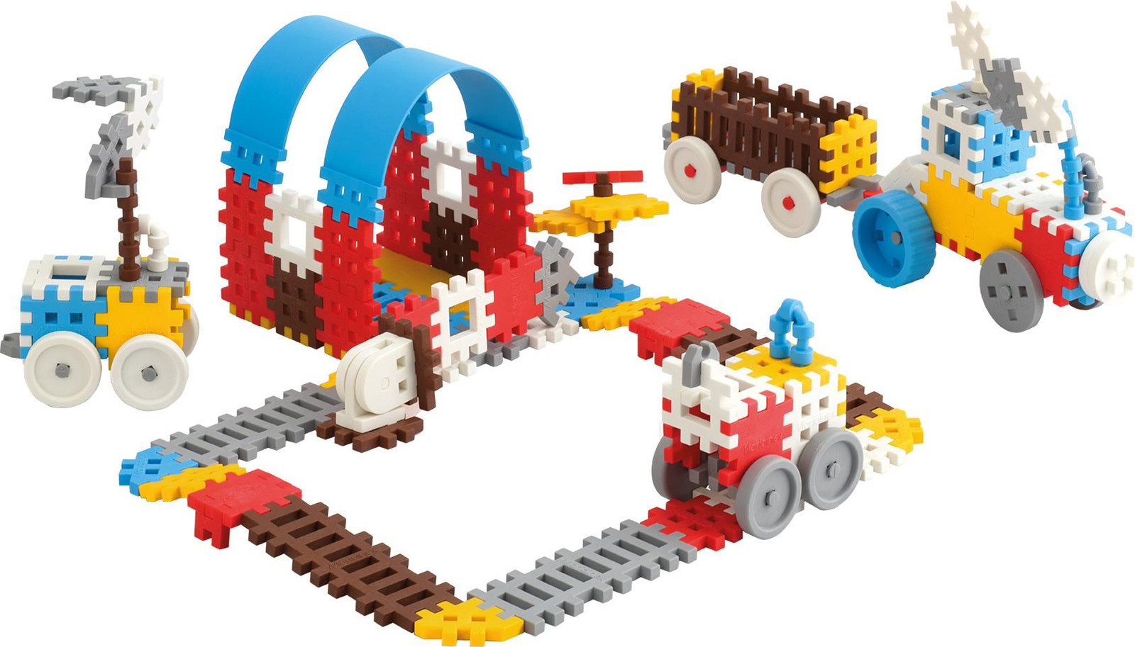 Marioinex Mini Wafel Constructor Blauw - 140 Stuks