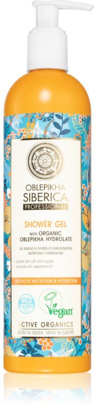Natura Siberica Oblepikha (Sea-Buckthorn) nährendes Duschgel mit feuchtigkeitsspendender Wirkung 400 ml