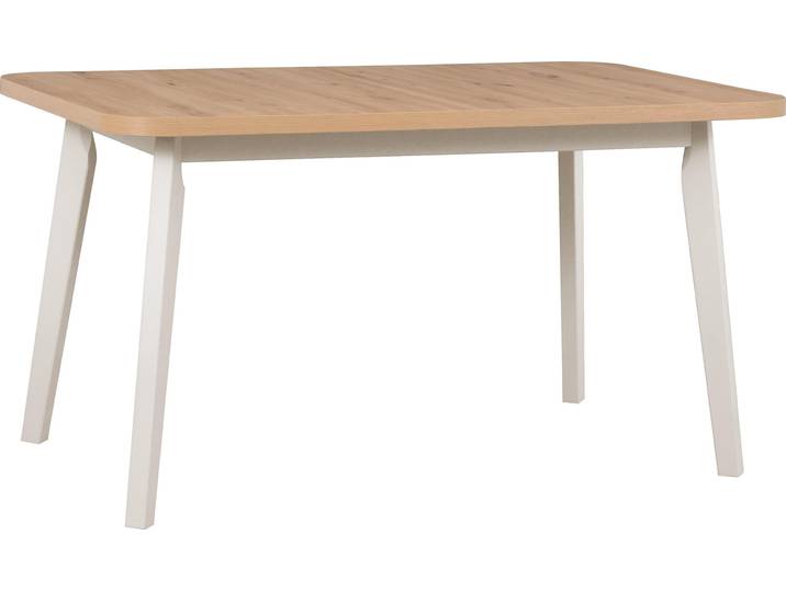 Esstisch Oslo 6, ausziehbar von 140 auf 180 cm, 80 cm breit, kaschmir