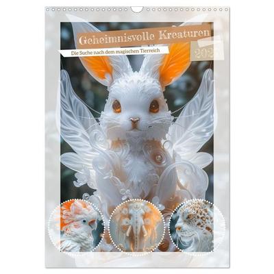 Geheimnisvolle Kreaturen (Wandkalender 2027 DIN A3 hoch), CALVENDO Monatskalender