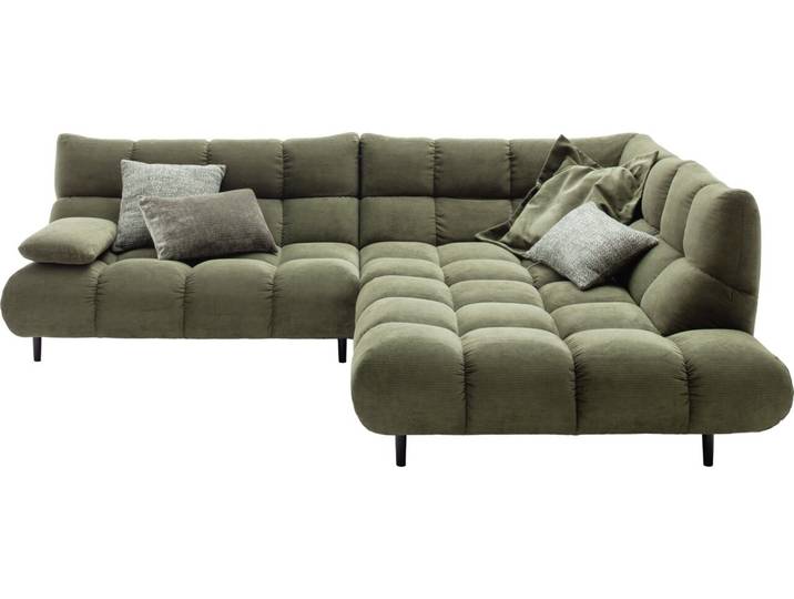 Pure Home Lifestyle Ecksofa PURE 9135, moos-grün, Stoff