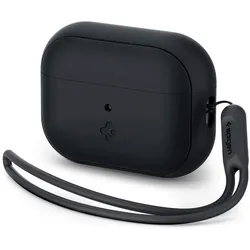 Spigen Silicone Fit Case + Strap für AirPods Pro (1 / 2) – Silikonhülle für Kopfhörercase