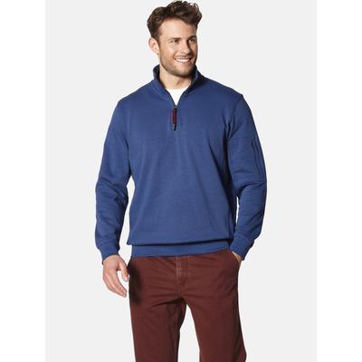 Sweatshirt BABISTA "Sweatshirt SILVASSI", Herren, Gr. L, blau, Obermaterial: 100% Baumwolle CO., normal, ohne Ausschnitt, Sweatshirts Sweatshirt
