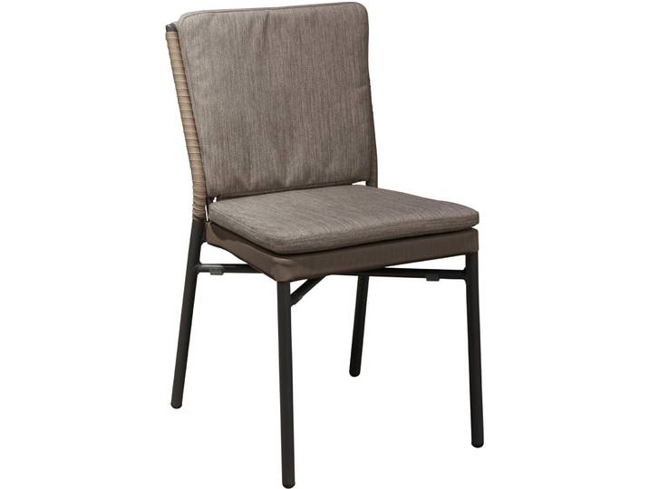Gartenstuhl Thalis anthrazit Aluminium T 48 cm