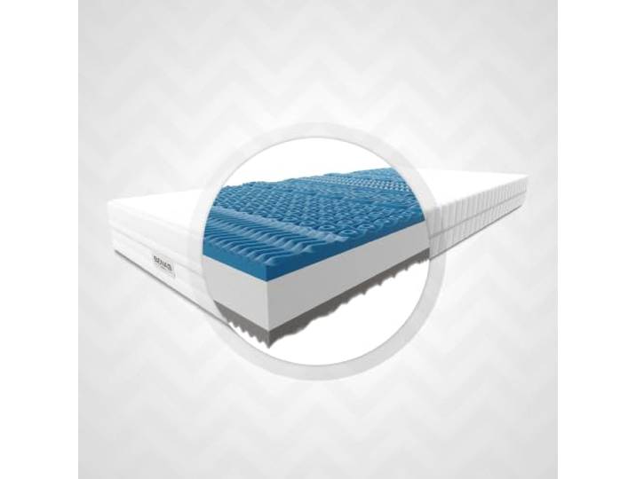 BENAB Partner Matratze 160x210 Zero Original 7-Zonen Schaumstoff H3/H4