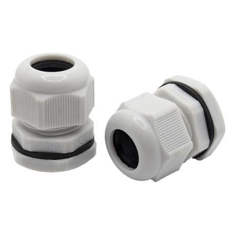 Tecline Kabelverschraubungen PG19, IP68, grau, VPE: 10 Stück (PG-19-GR)