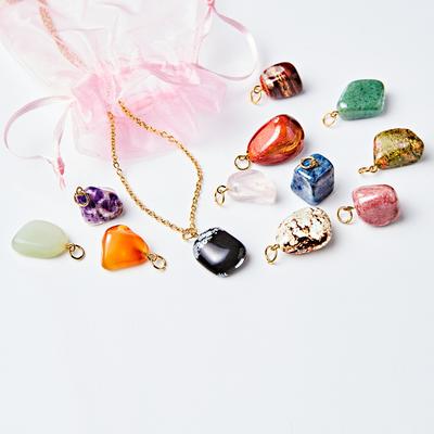 Edelstein-Anhänger, 12er-Set