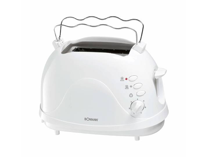 Bomann TA 246 CB Toaster weiss