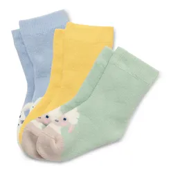 Tchibo - 3 Paar Frottier-Babysocken - Baby - Gr. 13-15 - hellblau