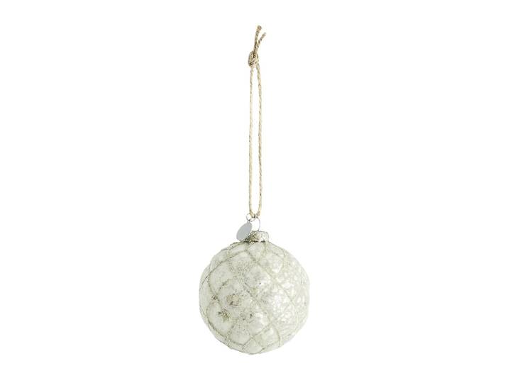 Lene Bjerre Boule de Noël Norille Ø8 cm Off White