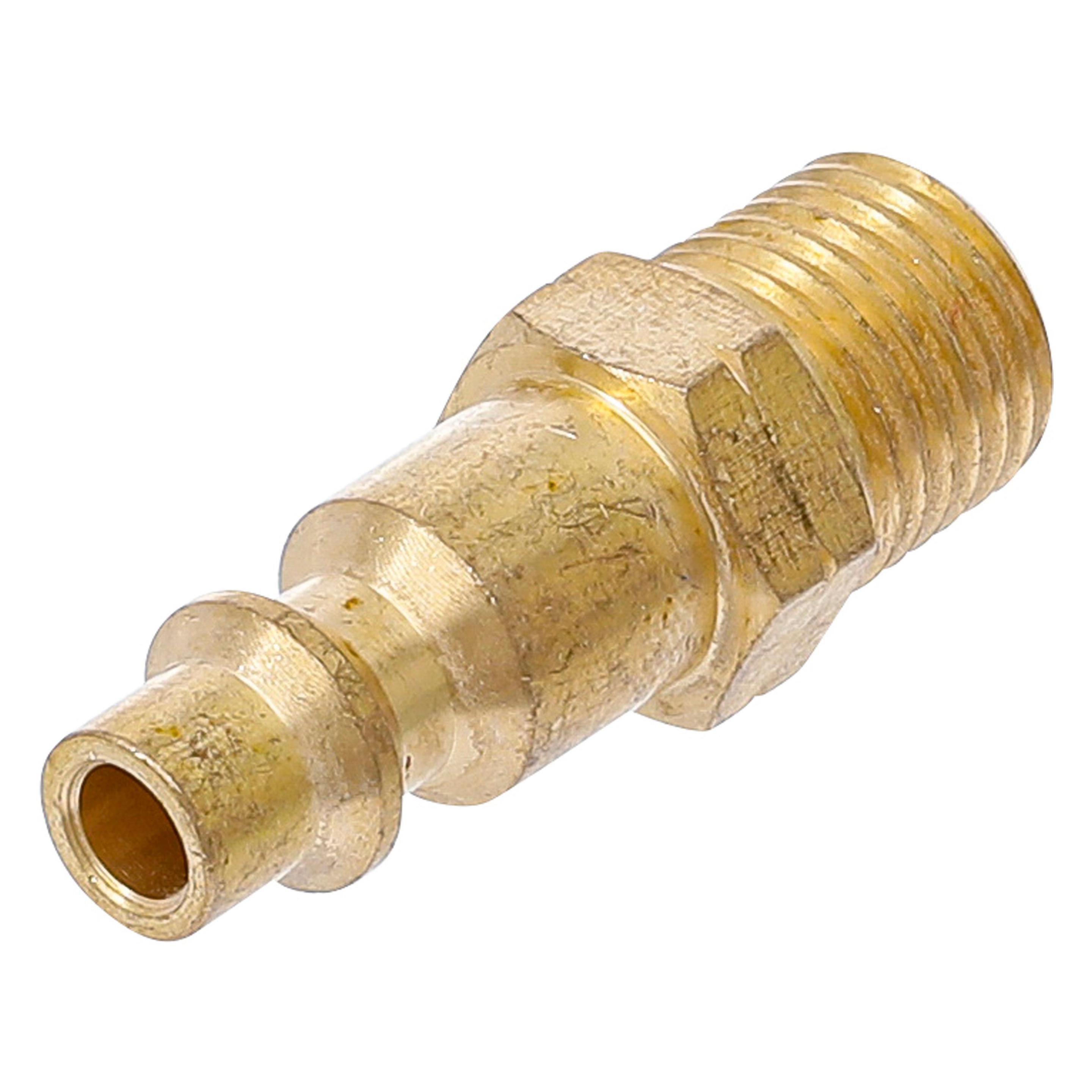 BGS Druckluft-Stecknippel 6,3 mm (1/4") Aussengewinde USA / Frankreich (7056)