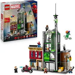 LEGO ǀ Marvel 76324 Spider-Man vs. Oscorp, Superhelden Spielzeug Kinder