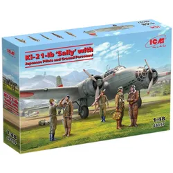 ICM Ki-21-Ib 'Sally' with Japanese Pilots and Ground Personnel