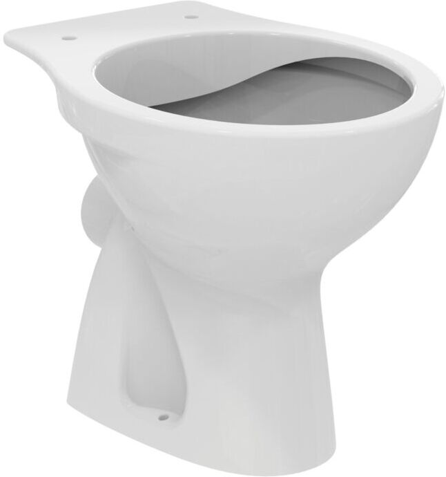Ideal Standard Standtiefspül-WC W011901 RimLS Spülrandlose Spültechnologie, horizontaler Ablauf Weiß glänzend