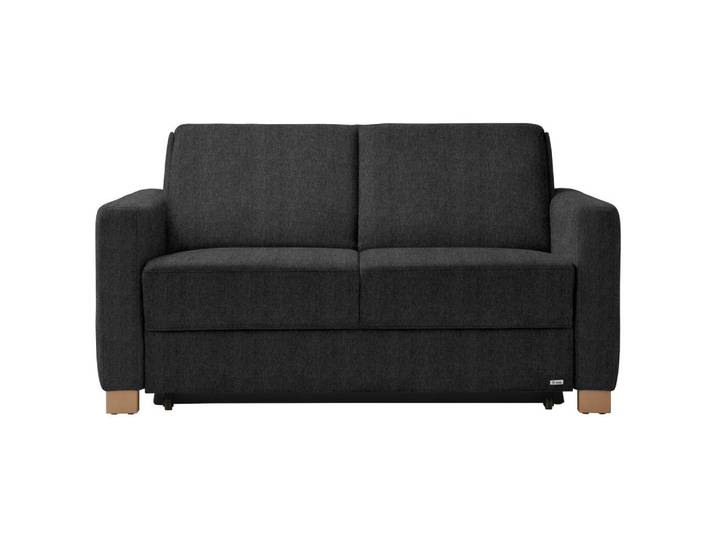 Sedda Schlafsofa, Anthrazit, Holz, Eiche, Uni, 2-Sitzer, 160x86x92 cm, Austria Gütezeichen, AZO-frei, Made in Austria, Stoffauswahl, Schlafen auf Sitzhöhe, Kinderzimmer & Jugendzimmer, Jugendmöbel, Jugendsofas