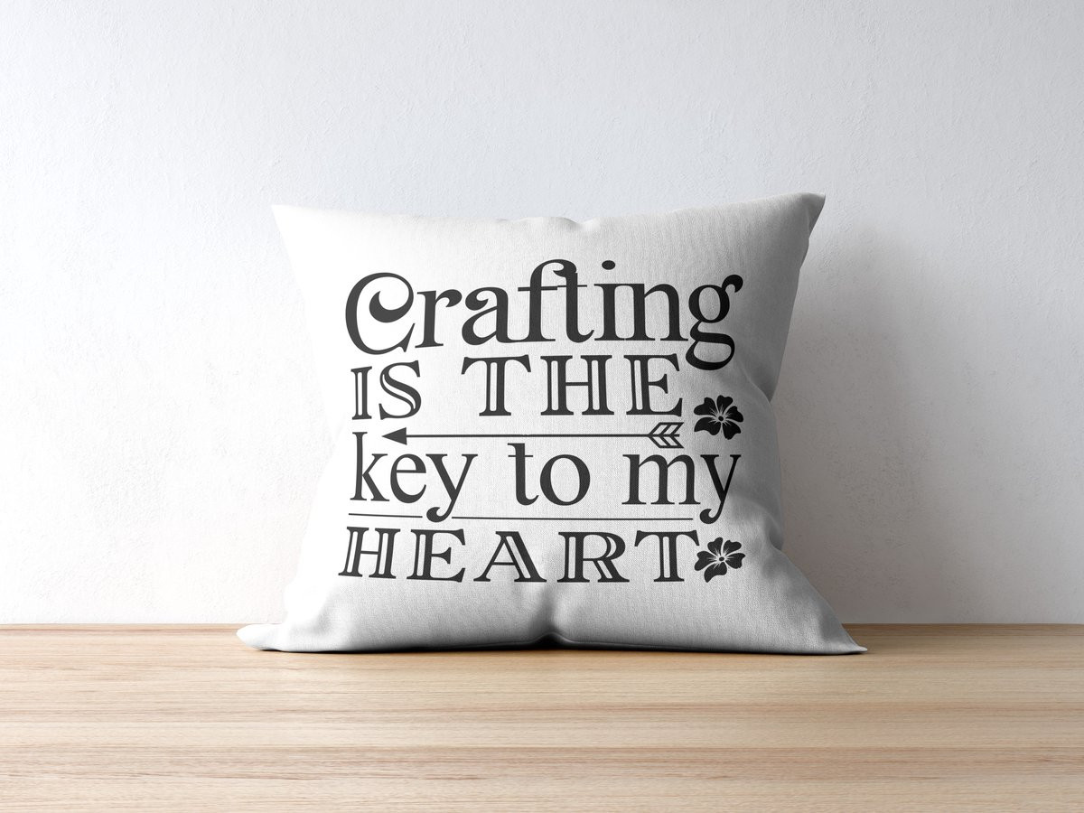 Knutsel Hart Decoratief Kussen voor Creatieve Hobbyisten