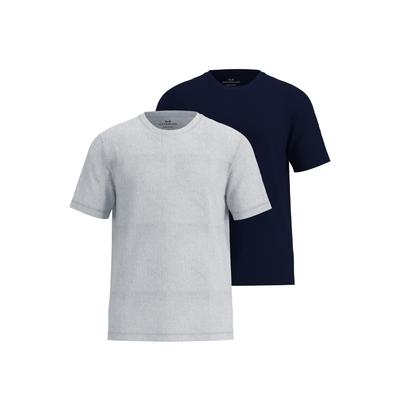 T-Shirt GÖTZBURG "California", Herren, Gr. M, bunt (grau, mittel, uni), Single Jersey, Obermaterial: 100% Baumwolle, bequem normal, Rundhals, gerader Abschluss, Shirts T-Shirt, Kurzarm, Rundhalsausschnitt, basic, bequem, Baumwolle