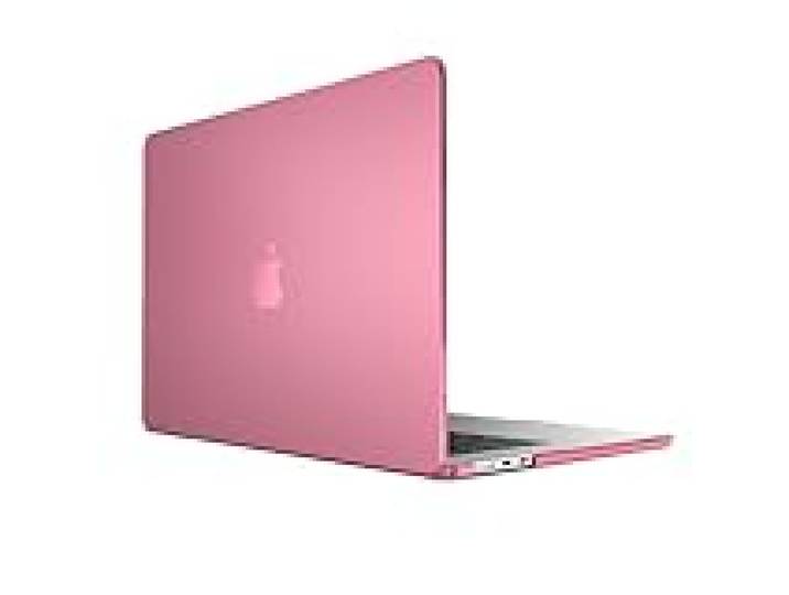 Speck Smartshell – Étui Fin pour MacBook Air 15 (2023) – Protection Contre Les Rayures, Anti-glissements, Rose Confortable/Gris Chandail