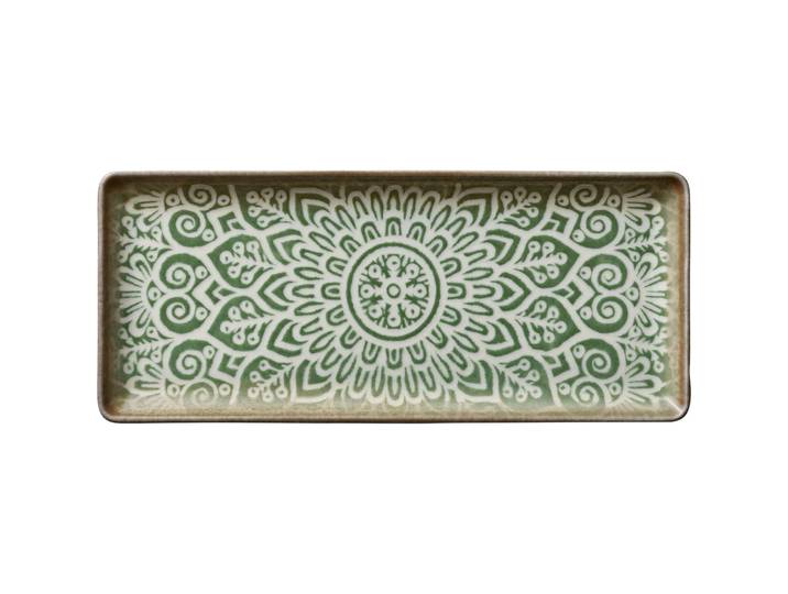 Platte Soulmate grün Porzellan B 15 T 35 cm