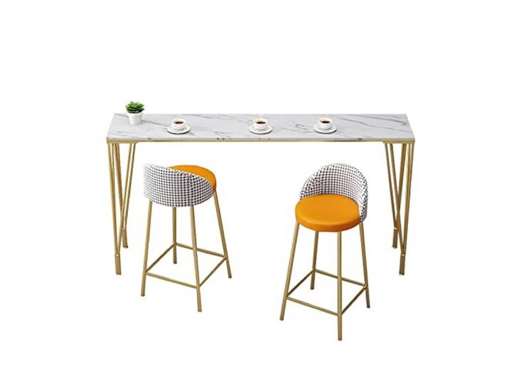 loeusjfnr Langer Bartisch Nordic Fashion Bar Table Home Balkon Wand Langer Tisch Wohnzimmer Hochtisch und Stuhl ohne Stühle
