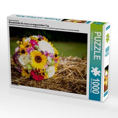 CALVENDO Puzzle Ein Motiv aus dem Kalender Brautsträuße für einen unvergesslichen Tag 1000 Teile Puzzle quer | 1000 Teile Lege-Größe 64 × 48 cm