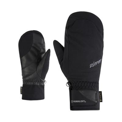 Fäustlinge ZIENER "KLENNY-Z GTX PR MITTEN", Damen, Gr. 7.5, schwarz, Materialmix, Handschuhe Fäustlinge