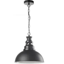 Hängeleuchte Istanbul nera Schwarz/Weiß max. 22 Watt
