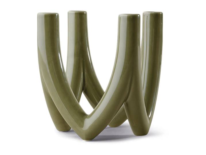 Ro Collection Bougeoir Chandelier no. 56 Olive green