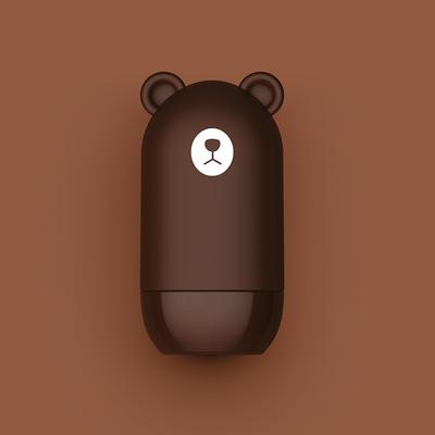 Theft Protection Roller Stamp For Privacy Secure Your Personal Information brown