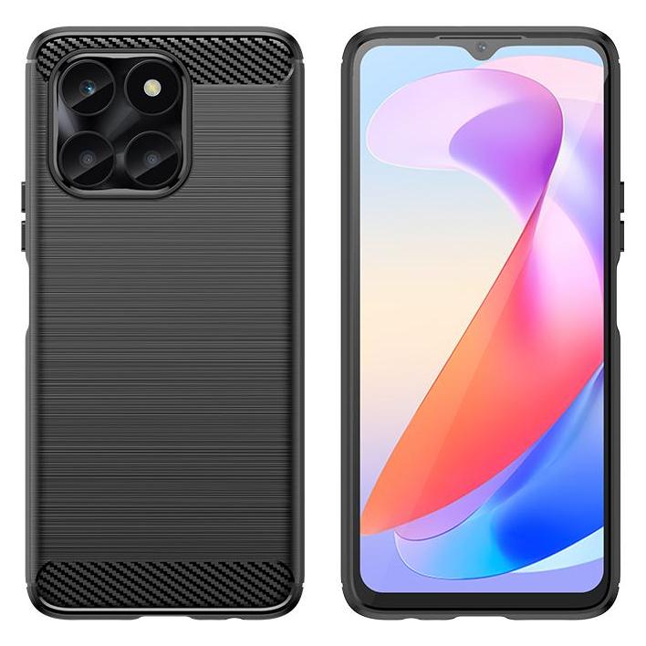 Hurtel Carbon Case für Honor X6a - schwarz (Honor X6a) (1404978613)