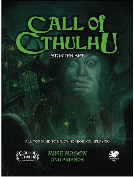 Call of Cthulhu Starter Set Roleplaying Game from Chaosium, Includes Dice, Character Sheets, and Maps for Lovecraftian Horror Investigations