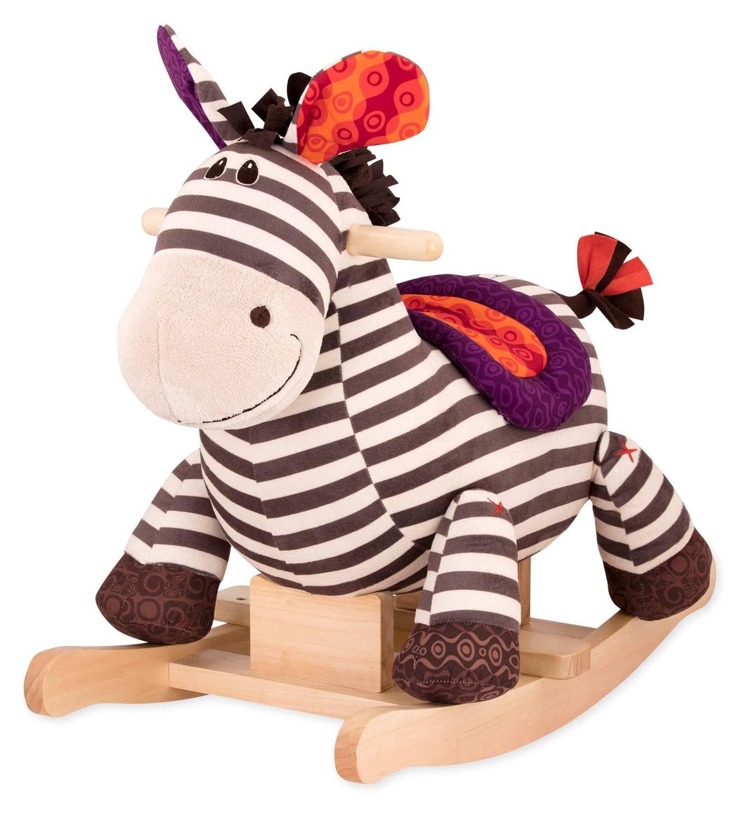 B.Toys Rodeo Rocker Kazoo Zebra met rennende beweging