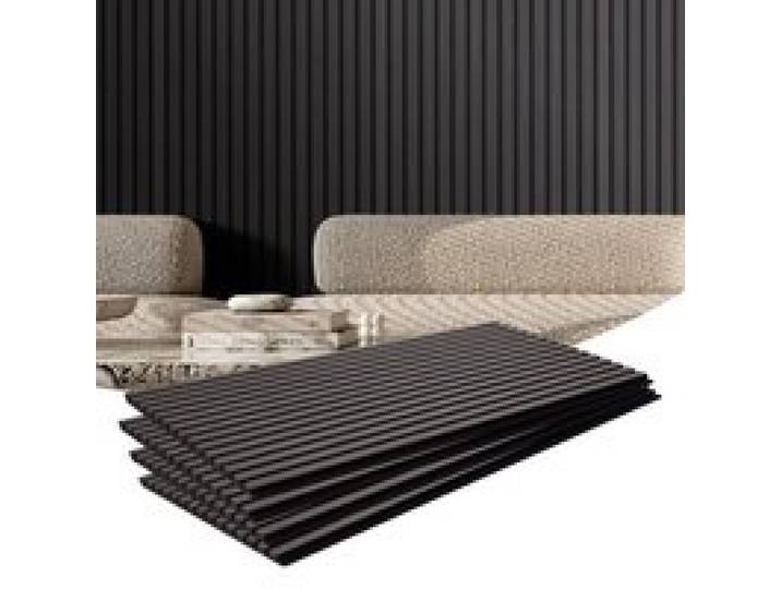 VEVOR Akustikpaneele, 1200 x 600 x 21 mm, MDF-Akzent-Holzwandpaneele für moderne Innenwanddekoration, Akustikpaneel, Kunstholz-Wandplatten zur Geräuschreduzierung, Schwarzeiche