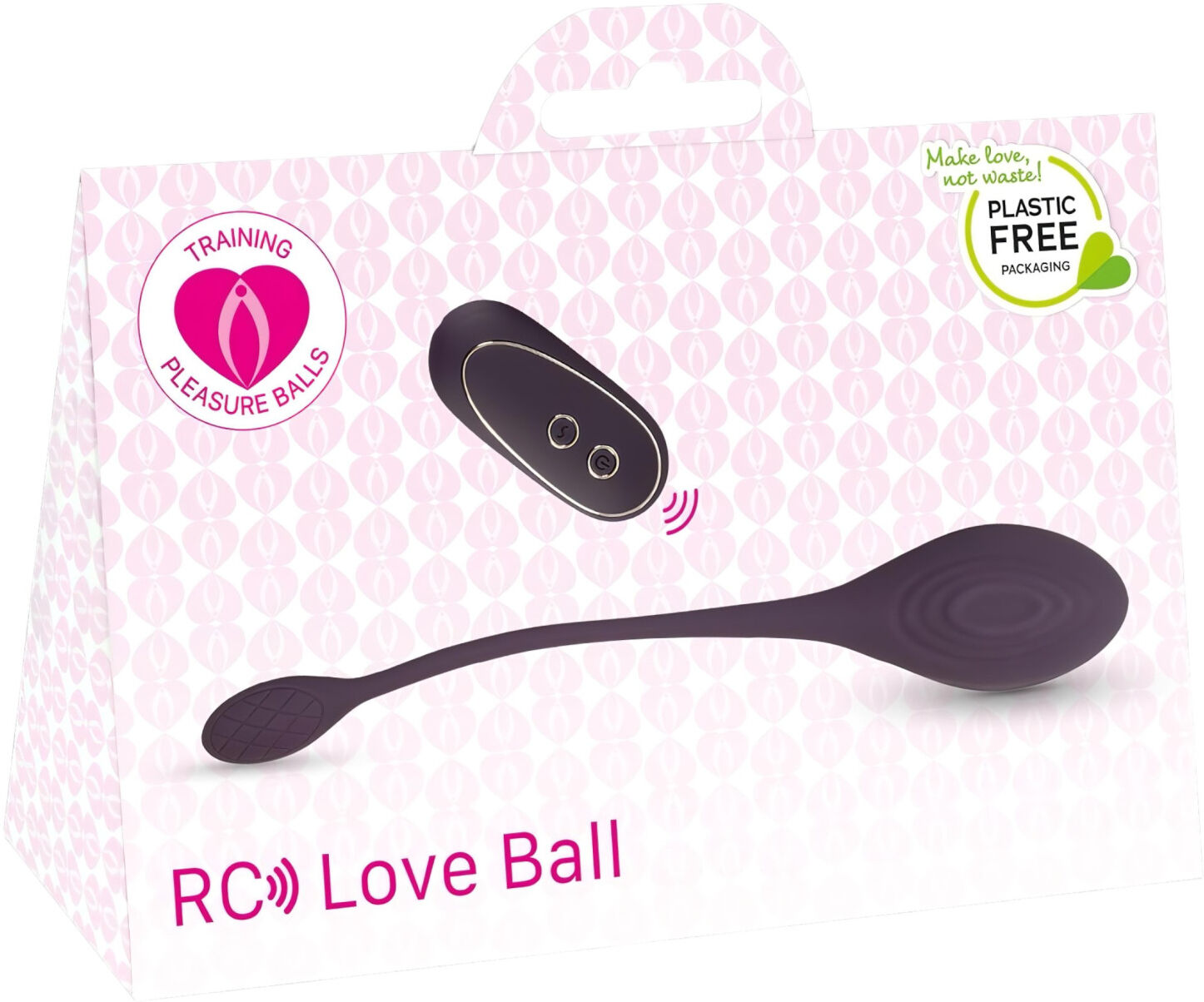 You2toys Rc Love Ball - Bærbart, Genopladeligt, Trådløst Vibrerende Æg (Lilla)