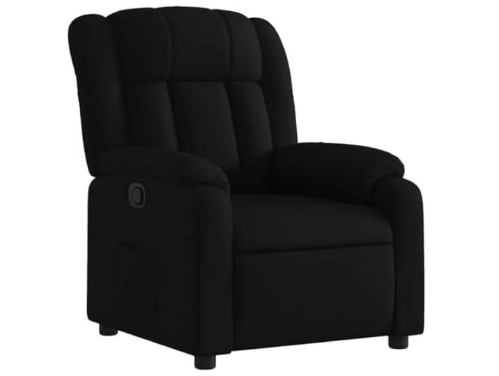 Heofavd Relaxsessel mit Liegefunktion Stoff Polstersessel Schwarz