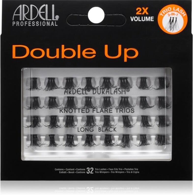 Ardell Double Up Trios 2xVolume stick-on cluster lashes Long 32 pc