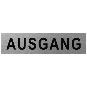 ProPlus Hinweisschild SF972087, Aluminium, 16 x 4 cm, Ausgang