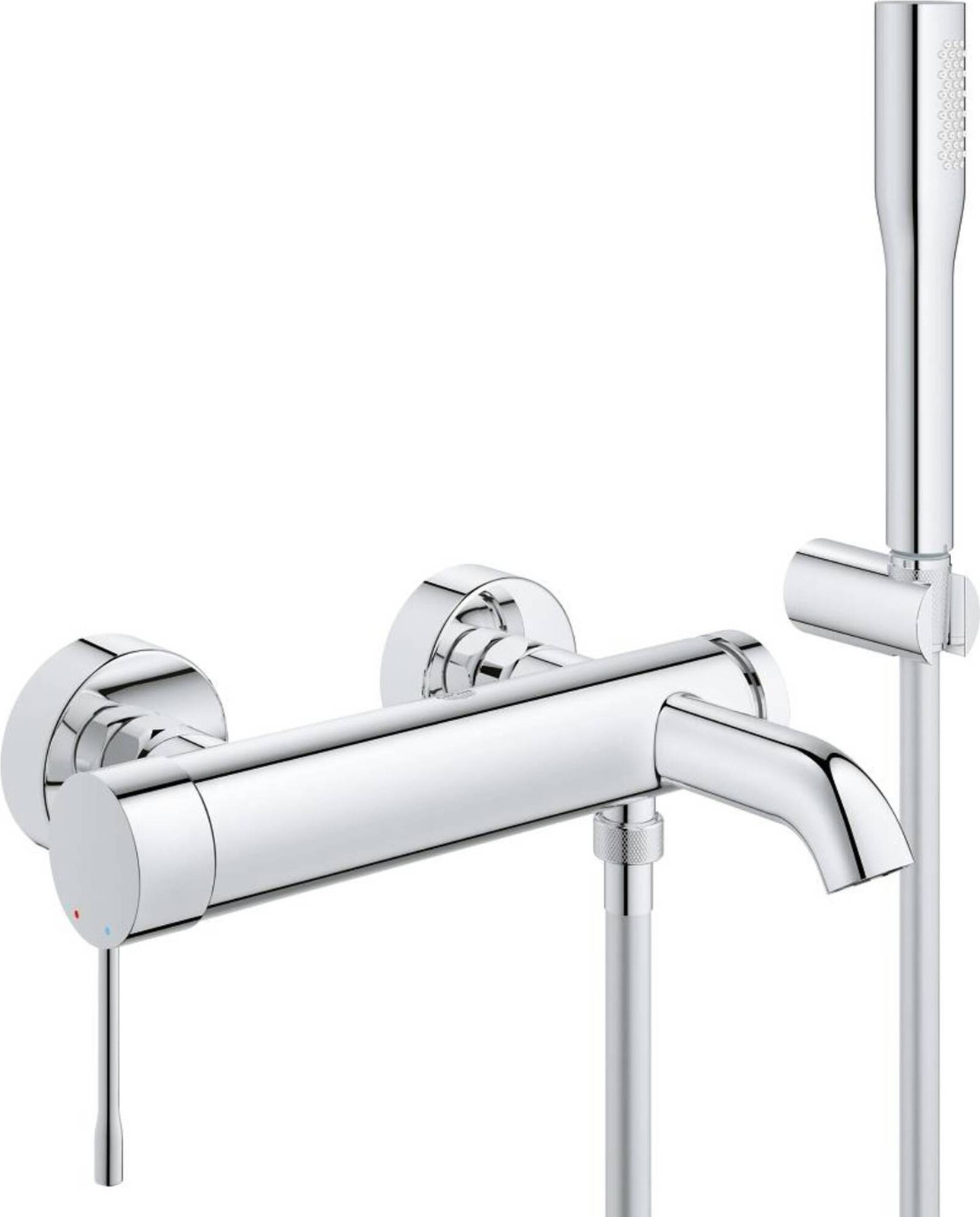 GROHE Essence New Badkraan met aansluitset en waterbesparende functie