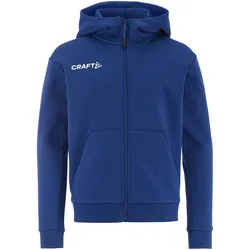 CRAFT Community 2.0 Logo Kapuzenjacke Kinder 3460 - club cobolt 146/152