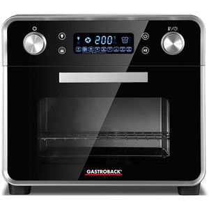Gastroback Minibackofen Design Ofen, 5 in 1, 42815, 1680 Watt, mit Drehspieß und Heißluft, 22 Liter
