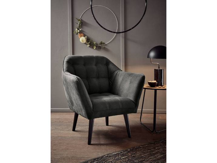 Fauteuil Stairville Gris Microfibre Valeria 84 x 87 x 70cm
