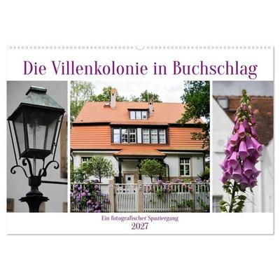 Die Villenkolonie in Buchschlag (Wandkalender 2027 DIN A2 quer), CALVENDO Monatskalender